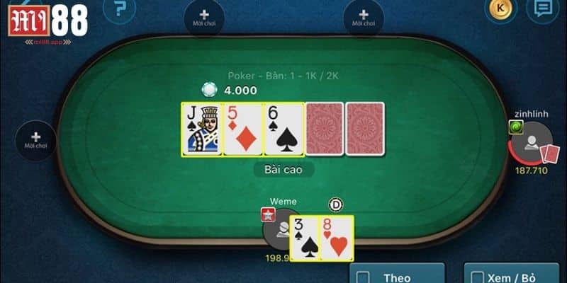 Game poker không mất phí giúp bạn hiểu rõ về luật chơi