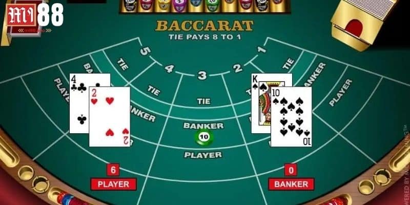 Baccarat có 3 cửa cược để người chơi sử dụng