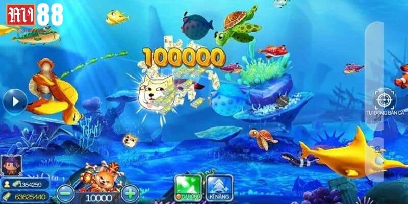 Đa dạng loại sinh vật ở bắn cá online